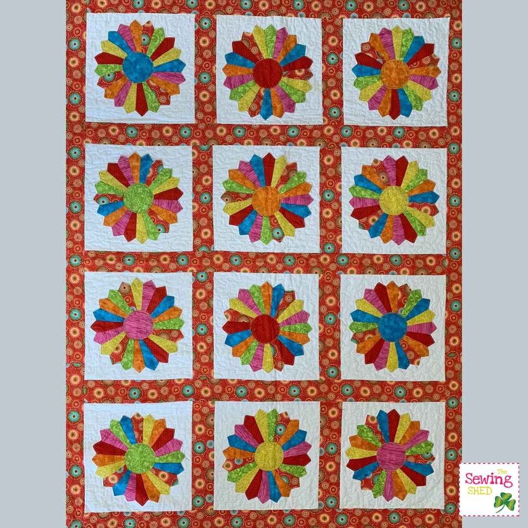Dresden Plate Quilt Pattern & Wooden Templates | Sewing & Quilting ...